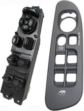 Window Master Switch and Gray Bezel Set for 2002-2008 Dodge Ram 1500 2500 3500 