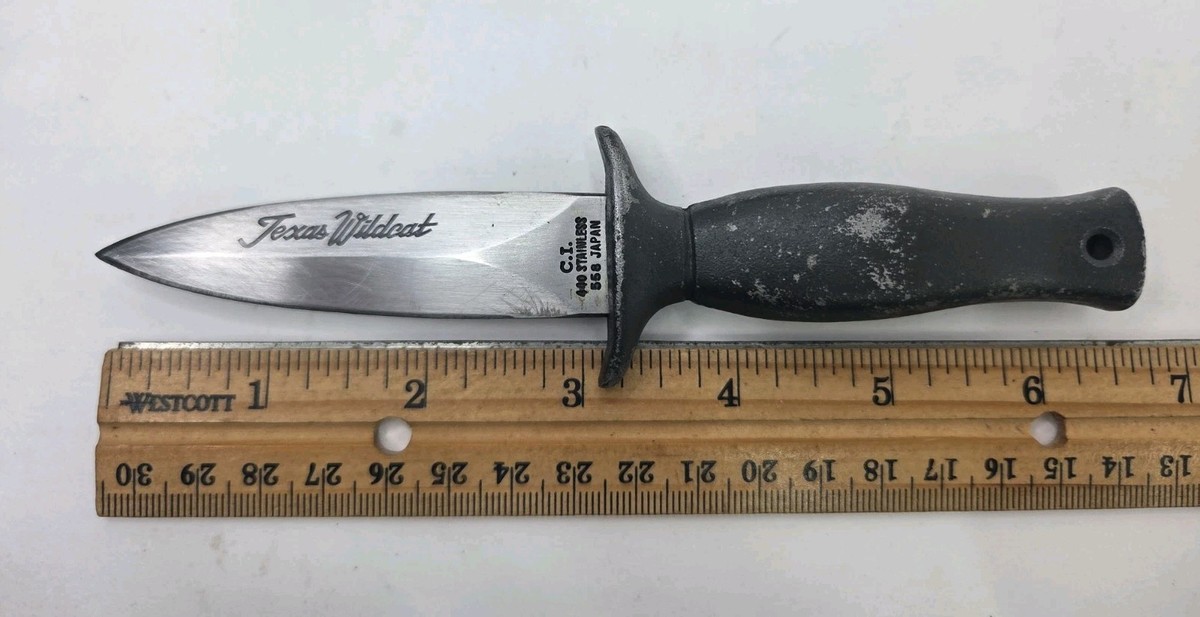 Vintage Compass Industries Texas Wildcat Boot Knife 558 Japan | eBay