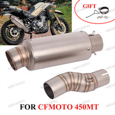 Exhaust Muffler For Cfmoto 450mt 24-25 Motorcycle Middle Pipe Cfmoto Exhaust