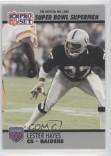 1990 Pro Set Super Bowl XXV Silver Anniversary Box Set Lester Hayes #103 0h1