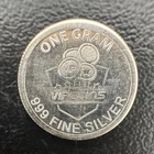 VIPCOINS 1 g .999 Fine Silver Round 1 Gram Silver Bullion Investment