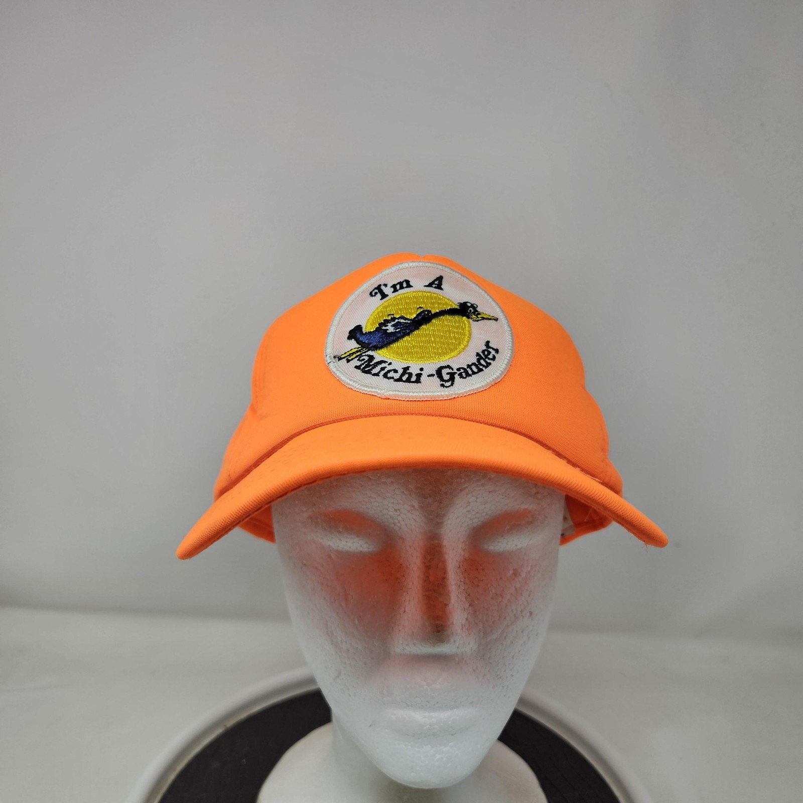 Yupoong I'm A Michi-Gander Hat Cap Snap Back Mens One Size Orange Goose Hunting