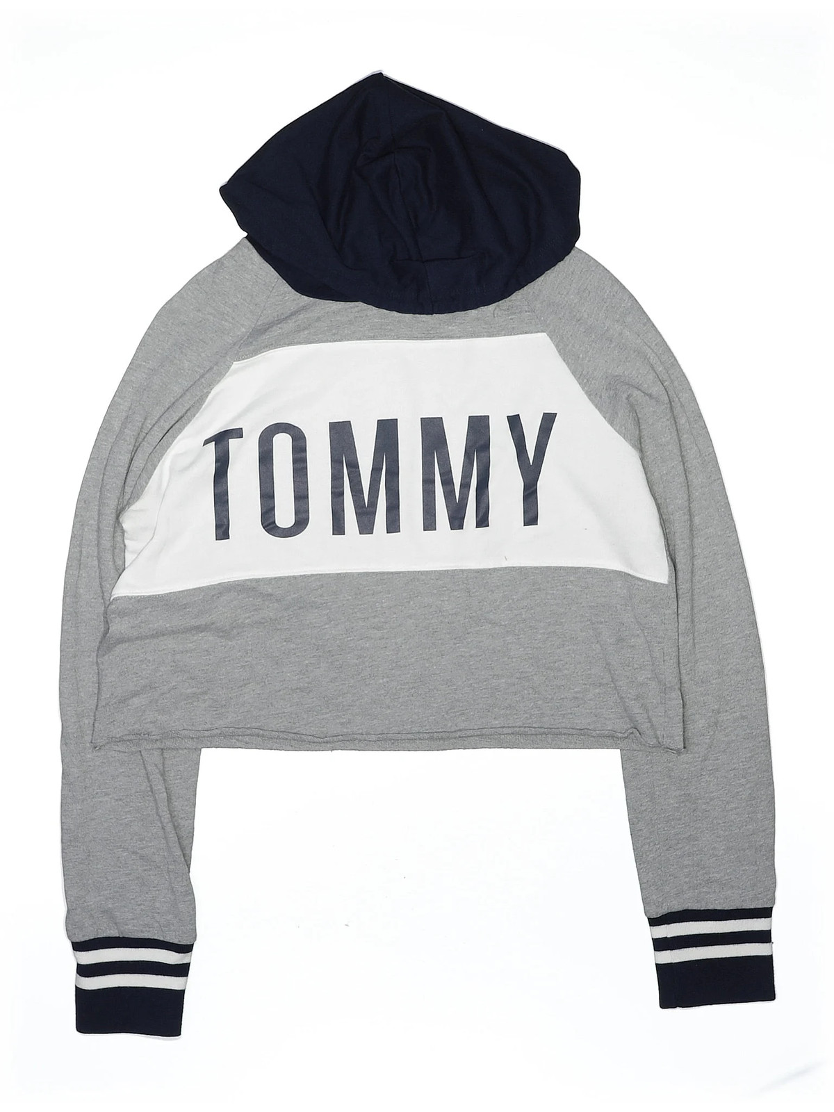 Tommy Hilfiger Girls Gray Sweatshirt Medium kids