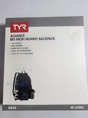 Big Mesh Mummy Backpack for Swim, Alliance, 40-Liter Capacity 25.25''hx19''w