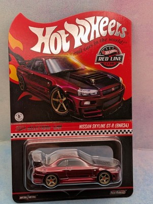 Hot Wheels 2024 RLC sELECTIONS NISSAN SKYLINE GT-R BNR34☆oxblood