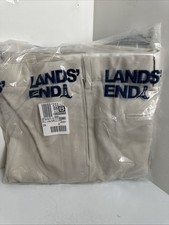 Men's Lands' End Comfort Waist No Iron Chino Pants - 38 Traditional NEW