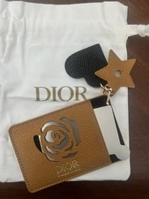 Christian Dior Prestige Card Holder & Mirror with Charms  & Dust Bag New