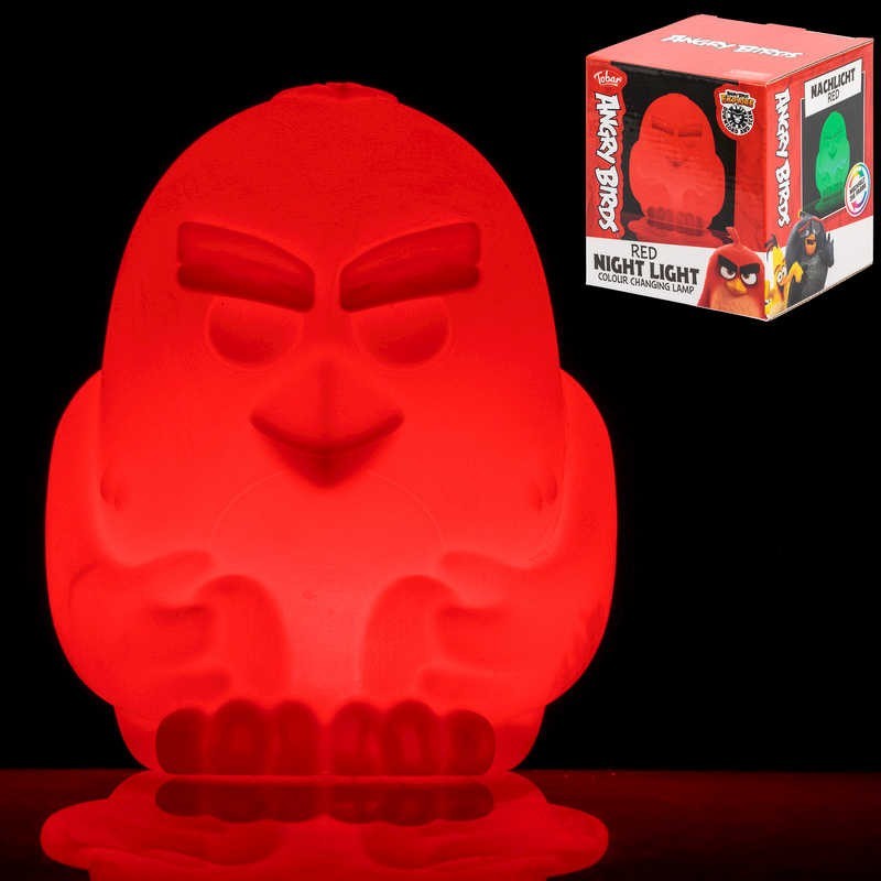 Official Angry Birds Night Light Character Red Lamp