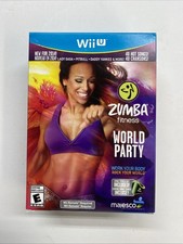 Zumba Fitness World Party w/ Belt for Wii U System Brand New Factory Sealed