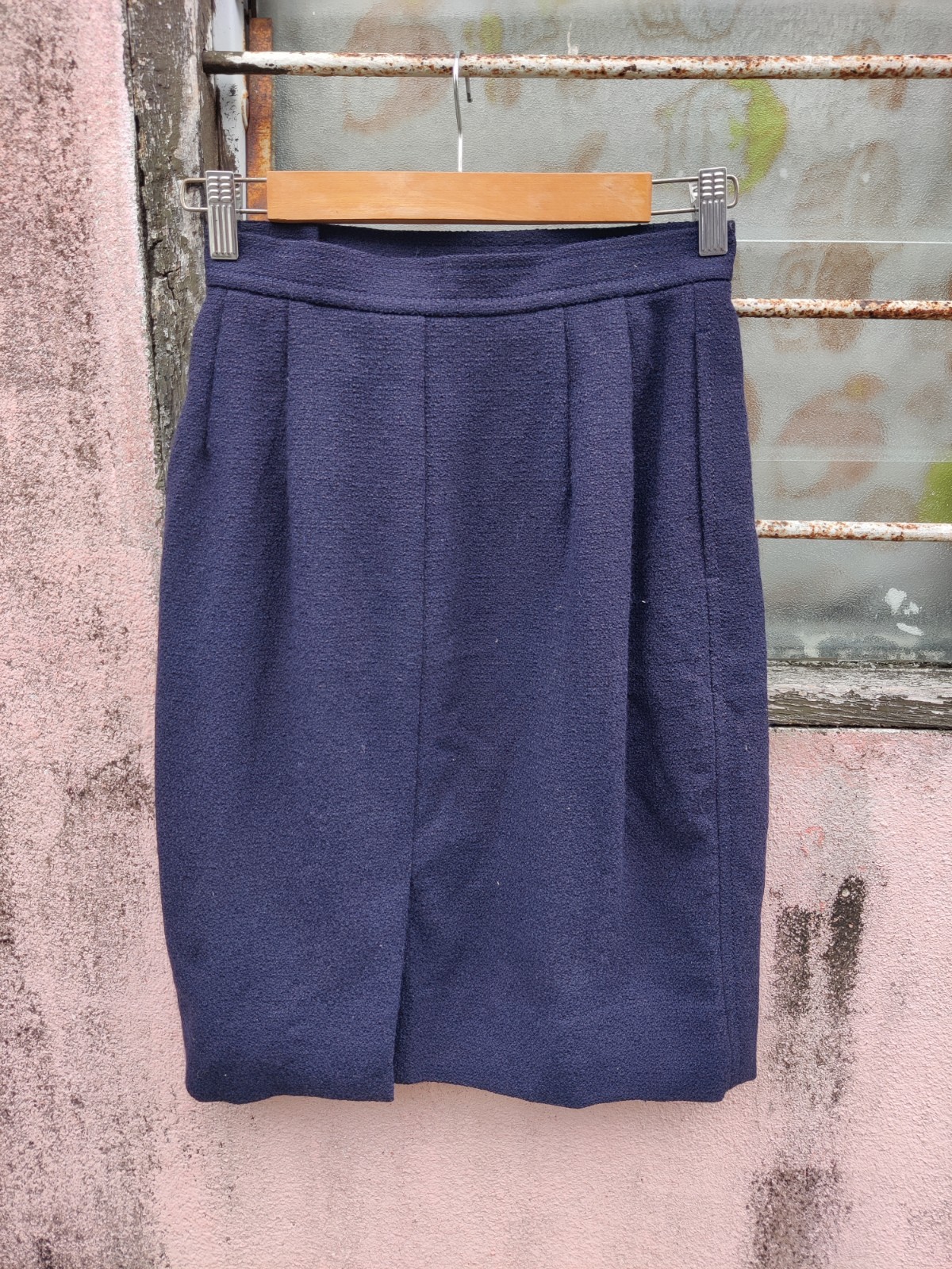 Gonna corta vintage archivio Yves Saint Laurent designer di lusso taglia 25