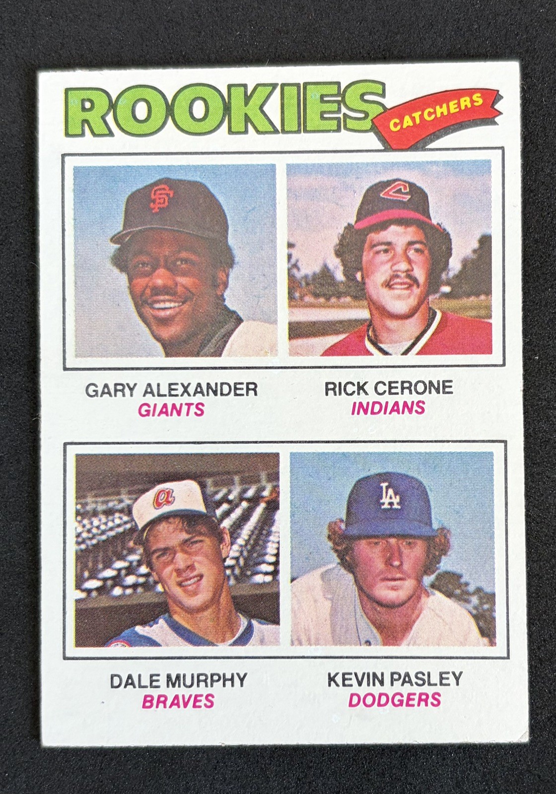1977 Topps - Rookie Catchers #476 - Dale Murphy Atlanta Braves Rick Cerone