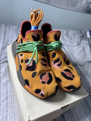 adidas Pharrell Williams Human Race NMD Animal Print Colorful Lace-Up Sneakers