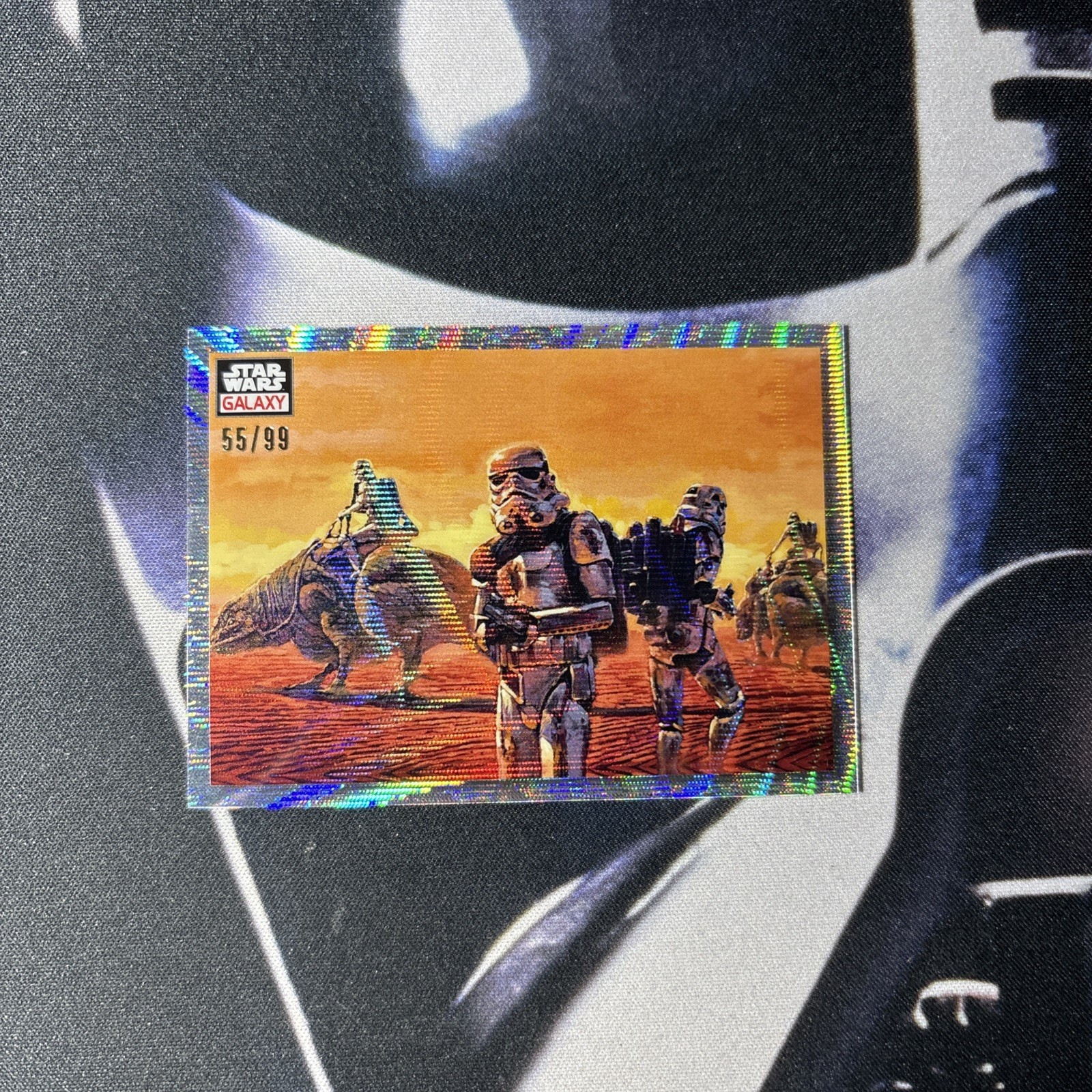 2023 Topps Star Wars Chrome Galaxy Wave /99- #85 Sandtroopers