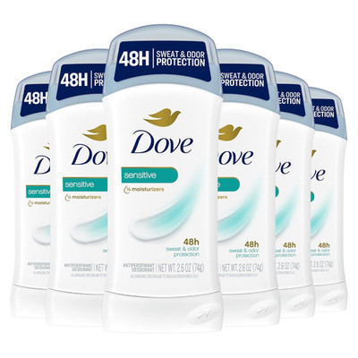Desodorante Antitranspirante Dove Invisible Solido Mujer Sensible6 Unidades2 6oz