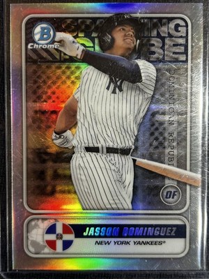 2020 Bowman #STG-JD Jasson Dominguez Chrome Spanning the Globe Mojo Refractor