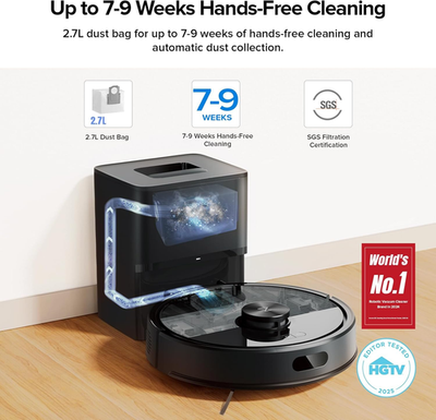 Roborock Q7 M5+ Robot Vacuum and Mop, Upgraded from Q5 Max+, up to