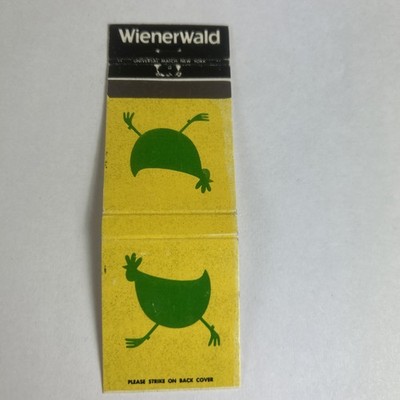 Vintage Matchbook Cover Wienerwald Restaurants Manhattan Queens NY Full