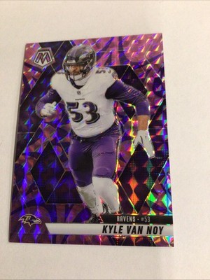 2025 Panini Mosaic - Kyle Van Noy #13 Reactive Purple Mosaic Prizm