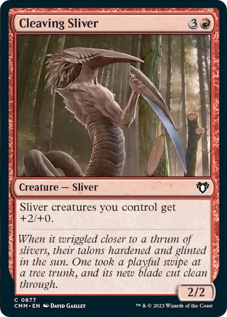 NM - Cleaving Sliver [CMM - 877] Commander Masters | eBay