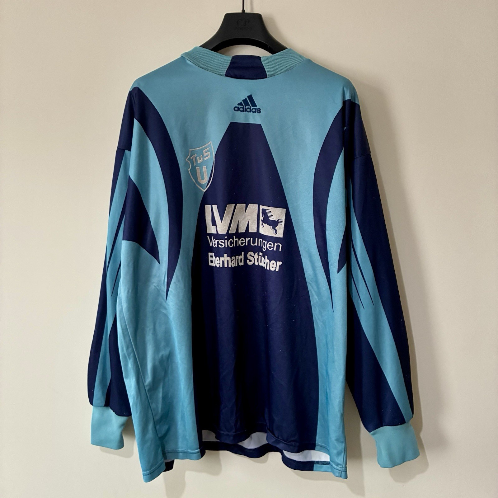 Vintage Adidas Goalkeeper Jersey XXL TuS U Germany Long Sleeve Football 80/90s
