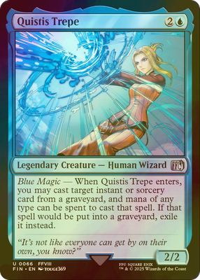 quistis mtg card 2025 MTG Magic Final Fantasy 0440 Quistis Trepe Extended Art FOIL main image 0