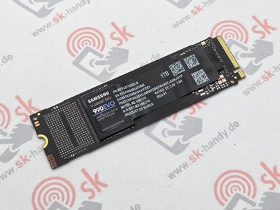 1TB Samsung SSD 990 EVO M.2 PCIe NVMe Festplatte intern Schwarz - SEHR GUT