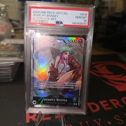 2024 One Piece Jewelry Bonney OP07 Alt Art #019 PSA 10