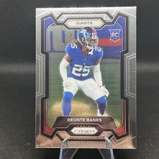 2023 Panini Prizm Football #376 Deonte Banks (RC) New York Giants Rookie