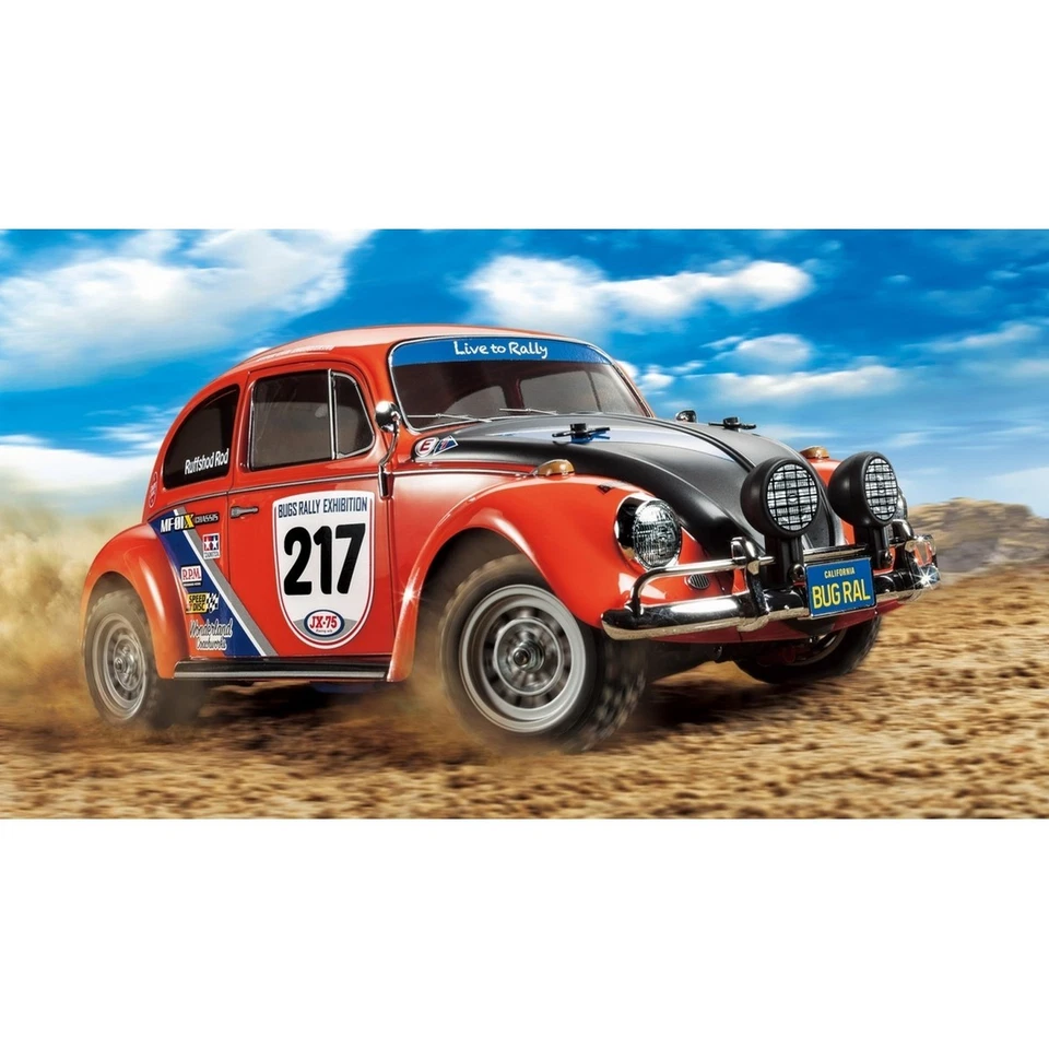 Tamiya 58650 1:10 RC VW Beetle Rally MF-01X 300058650 - Bild 2 von 4