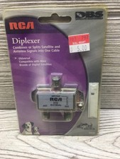 RCA DBS 2-Way Satellite Diplexer with DC Pass...