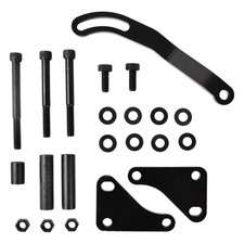 For Gm Sbc Chevy 350 Saginaw Lwp Swp Black Power Steering Pump Mounting Bracket For Gm Sbc Chevy 350 Saginaw Lwp Swp Black Power Steering Pump Mounting Bracket