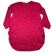 Jayre California Vintage Sleepwear Women's Size S/M Sleepshirt Long Sleeves