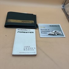 1998 Subaru Forester owners manual Maintenance With Case Included