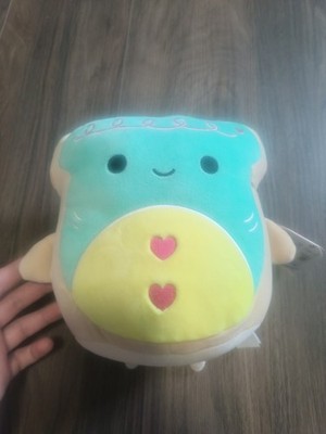 New Squishmallows Casanova Valentine's Plush Sugar Cookie Shark Love 8'' Heart