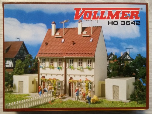 Vollmer 3642 casa adosada con garajes NUEVO EMBALAJE ORIGINAL | Zustand: Neu