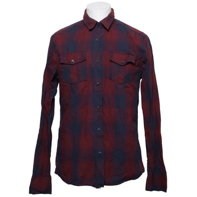 Blue Ridge, Hemd, Größe: L, Rot/Blau/Schwarz, Baumwolle, Karo, Flanell #NX4