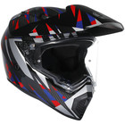 AGV AX9 Steppa Carbon/Red/Blue Dual Sport Touring Urban Adventure Enduro Off ...