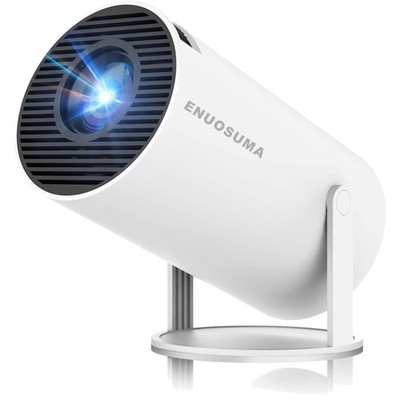 4K Mini Projector with Built-in Media Player & Seamless Streaming Capabilities