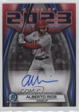 2023 Bowman Draft Class of 2023 Auto Alberto Rios #23A-AR Auto 00cp