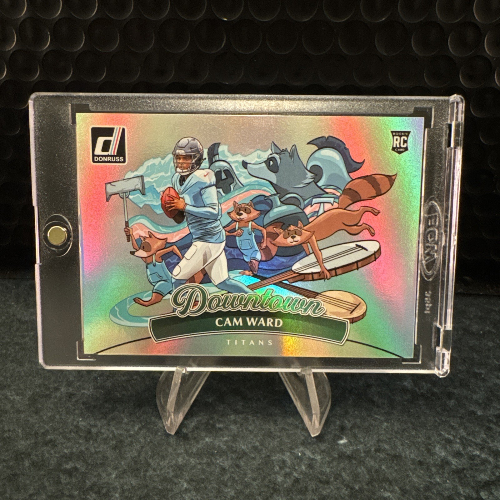 2025 Donruss Downtown Horizontal #11 Cam Ward Titans RC Rookie SSP CASE HIT