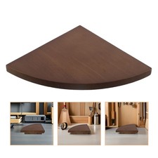  Mensole angolari galleggianti: mensola angolare in legno a forma di ventaglio -