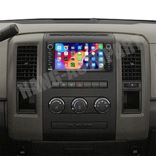 Android 15 Carplay Car Radio Stereo For 2009-2012 Dodge Ram 1500 2500 GPS 4 64GB