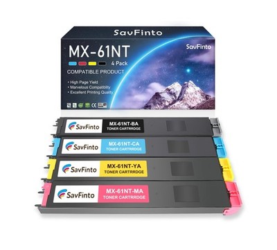 MX-61NT MX61NT Toner Cartridge Replacement for 61NTBA 61NTCA 61NTMA 61NTYA fo...