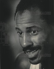 1985 Press Photo Sidney Moncrief, Milwaukee Bucks Basketball - mjc27671