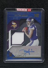 2021 Panini XR Rookie Swatch Auto Blue 26/49 Kellen Mond #RSA-KMO Auto 07mp