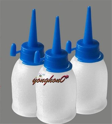 5PCs High-quality 30ml Industrial Glue Gel Oil Plastic Squeeze Bottle #jd
