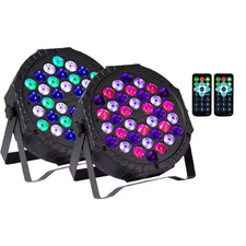 36 DJ LED Par Stage Lights, RGB Party Lights Uplights with Sound Activated Remot