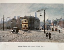 Mersey Sq Stockport McMullen Limited Edition Print Numbered  signed and embossed