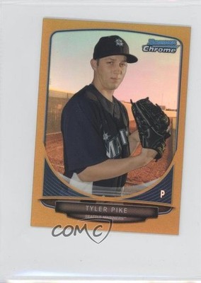 2013 Bowman Chrome Minis Gold Refractor 4/50 Tyler Pike #176 0f6