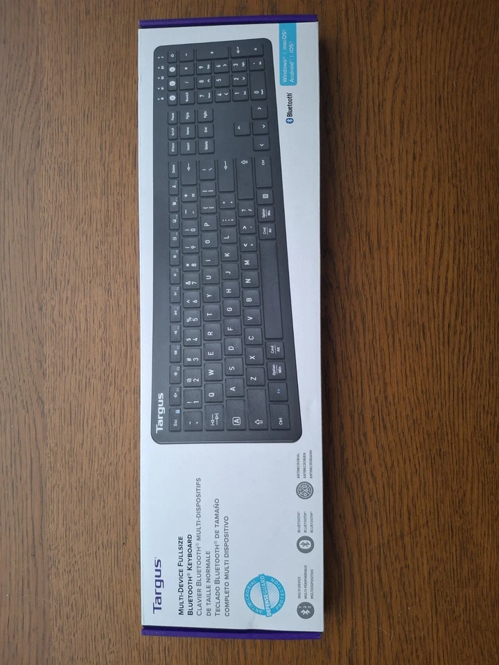 Targus Full-Size Multi-Device Bluetooth Keyboard - NEW IN BOX - Image 4 of 4
